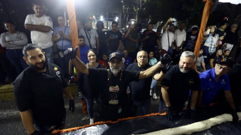 Preparación del shawarma más grande